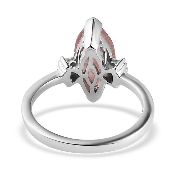 Host Pick NWT Very Rare Natural Tanzanian Natronite and Diamond Ring - Picture 8 of 13